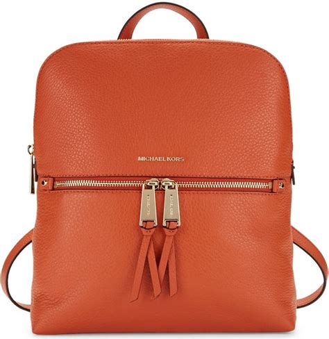 michael kors orange backpack